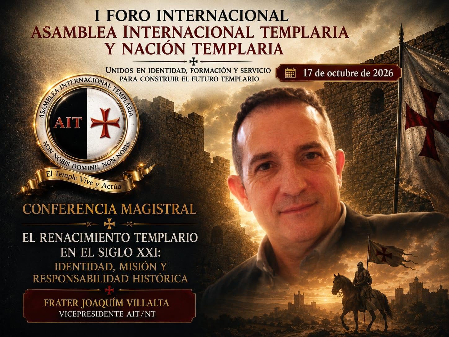 Conferencia magistral: El renacimiento templario en el siglo XXI