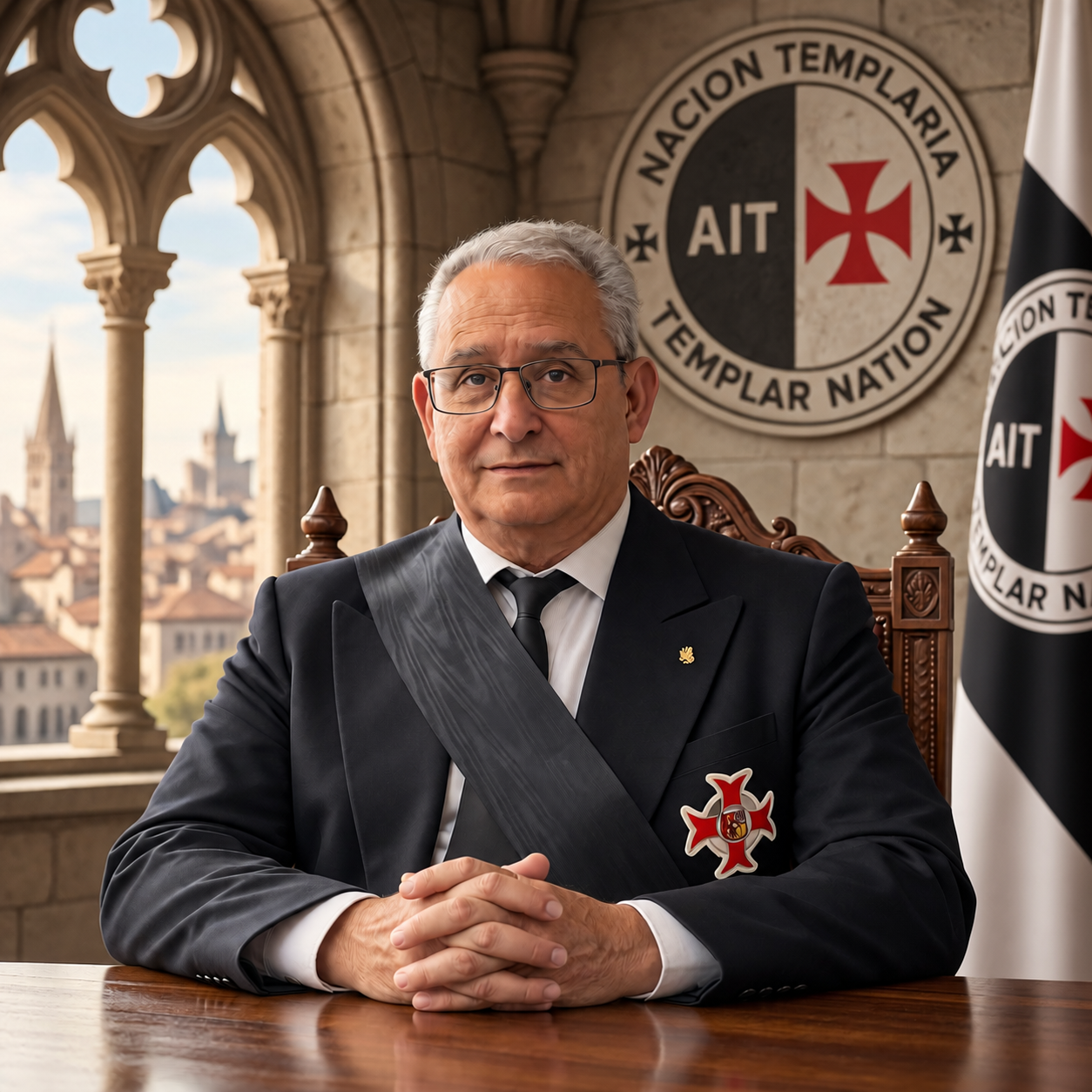 Retrato institucional de Antoine Nolla
